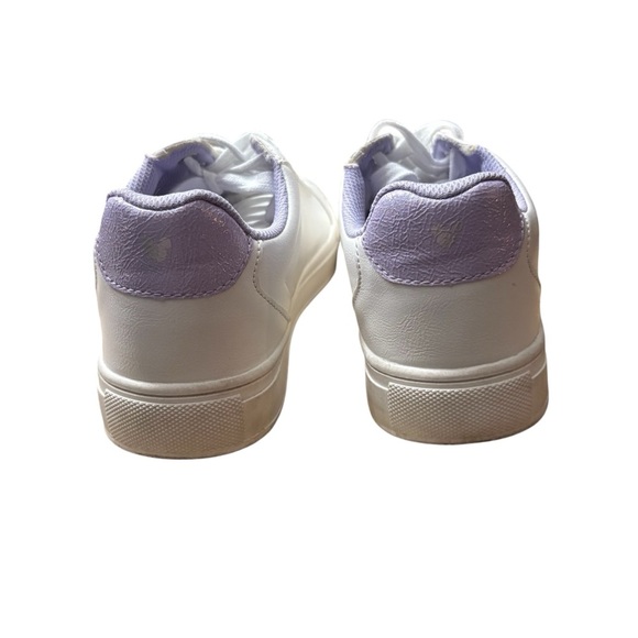 DISNEY Mickey Mouse Leather Sneakers in White & Lavender Size 9 -- ADORABLE!!!! - Picture 6 of 9